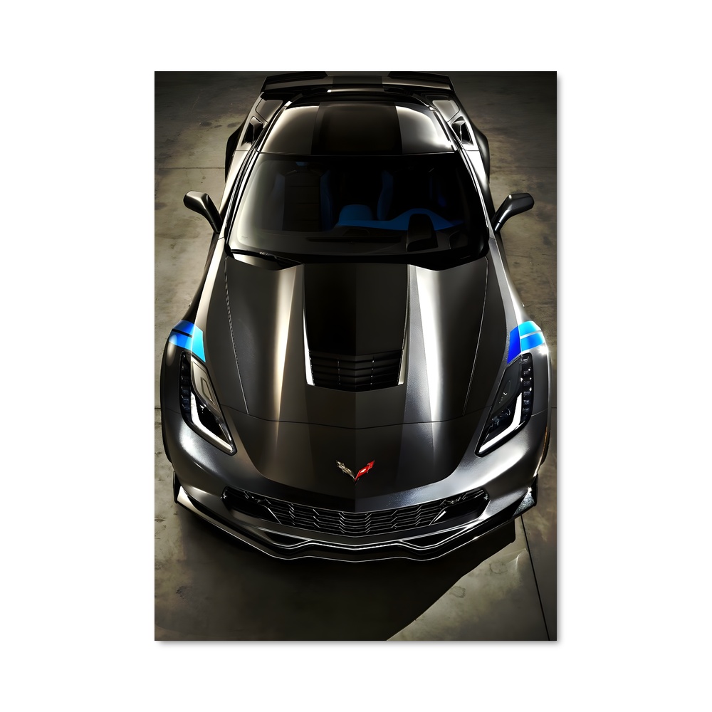 Poster Corvette Concept 2023 – affiche Chevrolet
